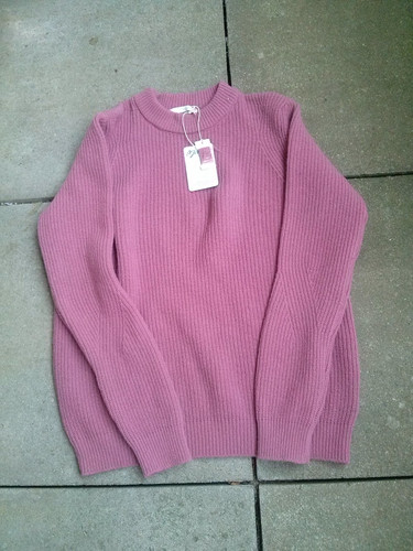 Maas natur patentpullover rose - maas,