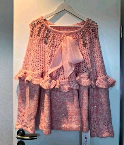 Rose sweater rosa strick - strick, mit