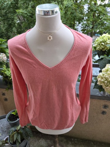Lachsfarbener weicher pulli - lachsfarbener,