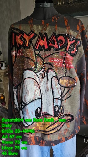 Sweatshirt rose moda - v,