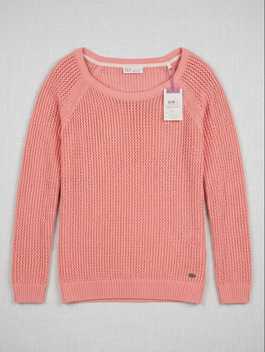 Damen pullover langarm - damen, rose