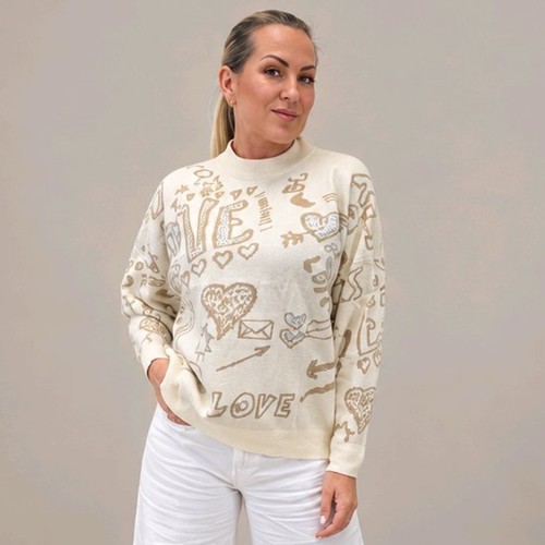 Oversize damen pullover 36 - oversize, gr