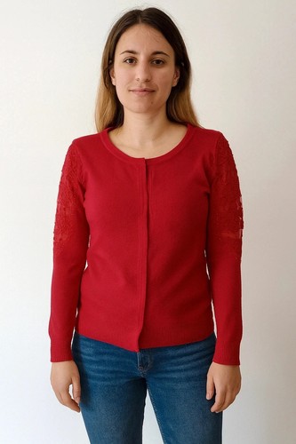 Strickjacke himbeerrosa - 💖,