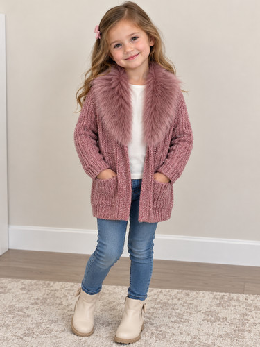 Glitzernder strickmantel von - strickmantel,