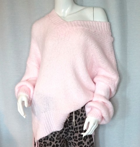 Oversized grobstrick pullover - oversized,