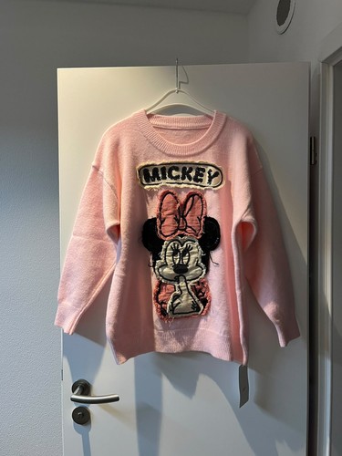 Rose sweater minni mouse - rose, print