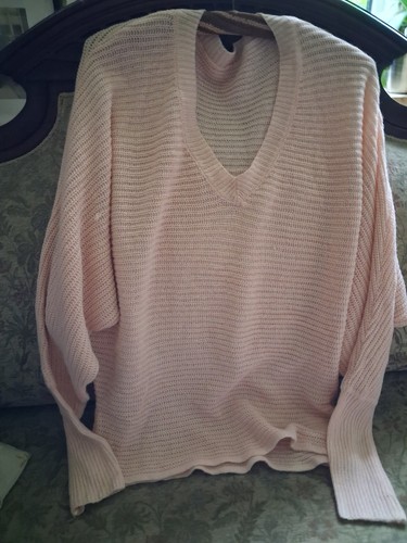 Damen pullover rose l - damen, rose,