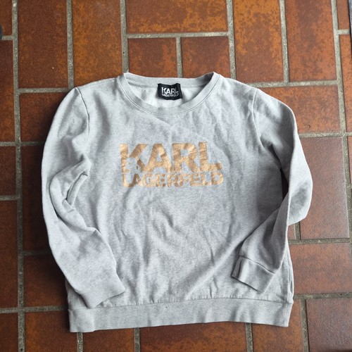 Karl lagerfeld grey sweatshirt - lagerfeld,