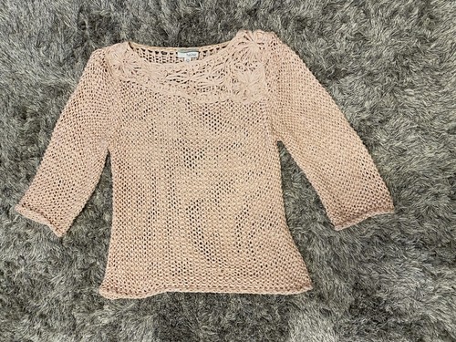 Damenpullover mit lochmuster - mit,